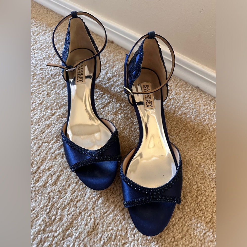 Badgley Mischka Gillian Ankle Strap Dress Sandal - Picture 2 of 14